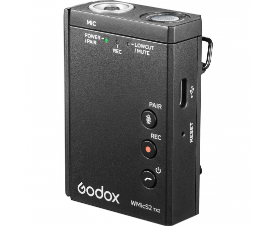 GODOX WicS2 Sistema de Microfone UHF Wireless Kit 2