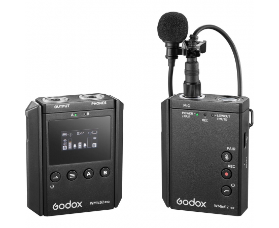 GODOX WicS2 Sistema de Microfone UHF Wireless Kit 1