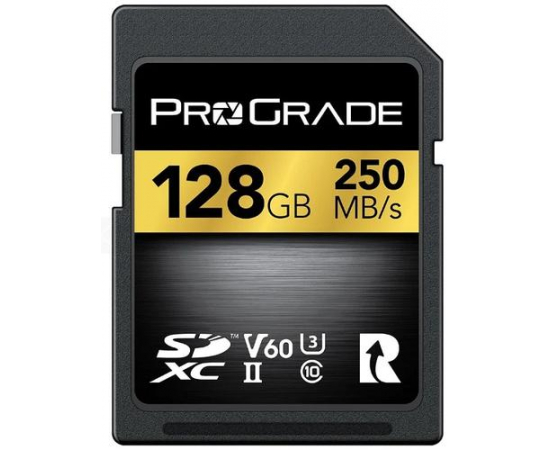 PROGRADE SDXC Gold 250Mb/s V60 UHS II 128GB