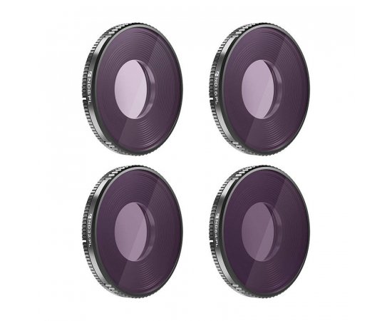FREEWELL Bright Day Filtros ND8/PL + ND16/PL + ND32/PL + ND64/PL para DJI Action 3
