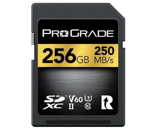 PROGRADE SDXC Gold 250Mb/s V60 UHS II 256GB