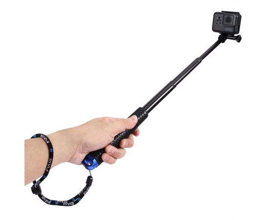 PULUS Selfie Stick para Action Cam Preto
