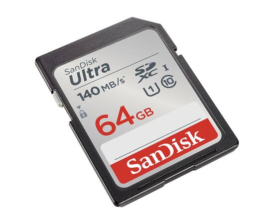 SANDISK Cartão de Memória ULTRA SDXC 64GB 140MB/s UHS-I Class 10 SDSDUNB-064G-GN6IN
