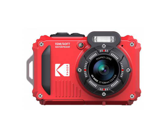 KODAK Câmera Digital PIXPRO WPZ2 Vermelho