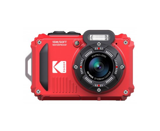 KODAK Câmera Digital PIXPRO WPZ2 Vermelho
