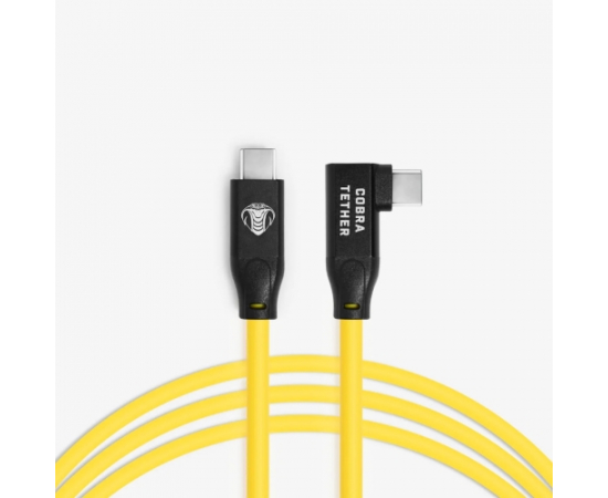 COBRA TETHER CABO USB-C 90º - 5M YELLOW