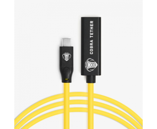 COBRA TETHER CABO EXTENSÃO USB-C - 5M YELLOW