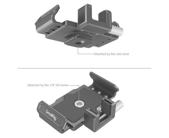 SMALLRIG Montagem SSD 3272 T5/T7 para BMPCC 6K PRO