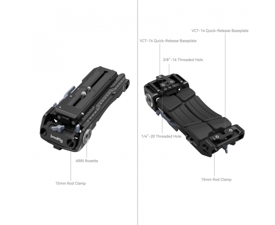 SMALLRIG 2837B Shoulder Pad Pro