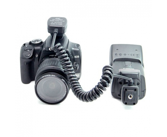 JJC FC-E3 (0.9M) - Off-Camera Shoe Cord (Canon OC-E3)