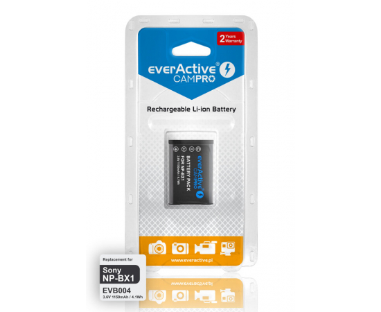 EVERACTIVE CamPRO Bateria de substituição SONY NP-BX1