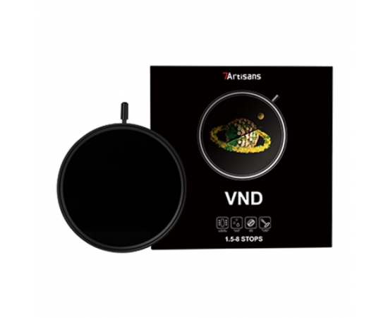 7ARTISANS Filtro ND Variável (VND) 1.5-8 stops-67mm
