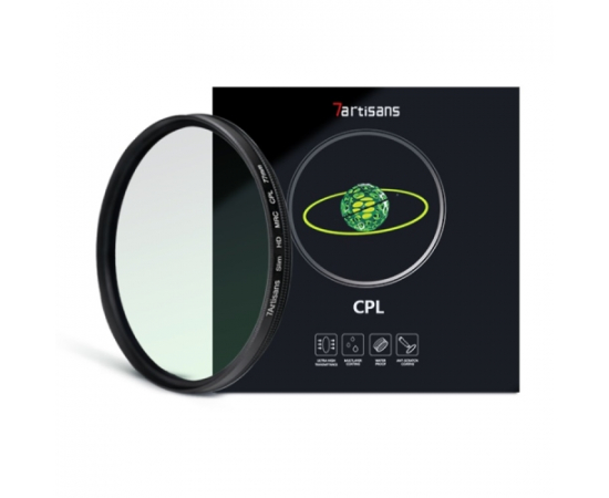 7ARTISANS Filtro Polarizador Slim HD-MRC CPL 62mm