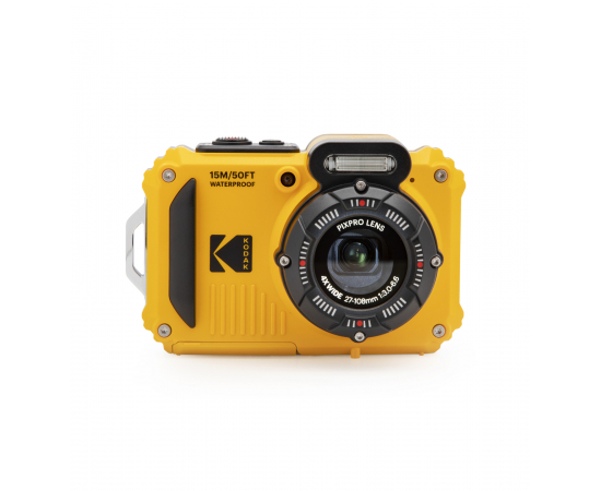 KODAK Câmera Digital Waterproof PIXPRO WPZ2 Amarela