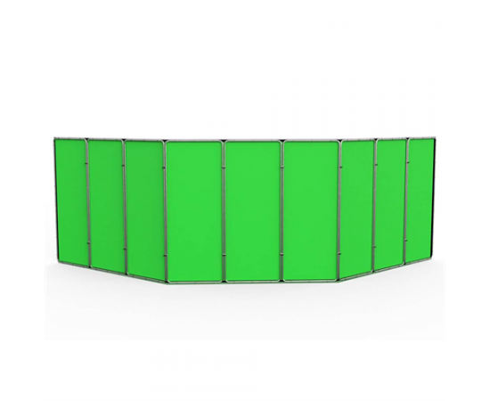 STUDIOKING Panoramic Background Green Screen FSF-240900PT 240x900cm