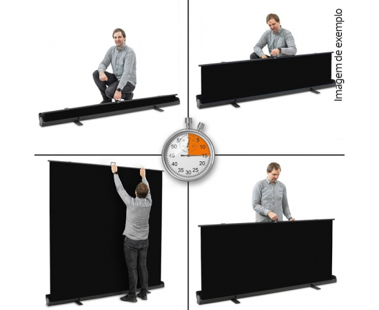 WALIMEX PRO FUNDO ROLL-UP 210X220CM - Preto