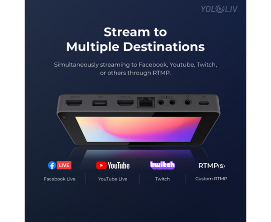 YOLOLIV Yolobox Mini Multi-Câmara Live StreamingYOLOLIV Yolobox Mini Multi-Câmara Live Streaming
