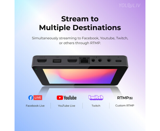 YOLOLIV Yolobox Mini Multi-Câmara Live Streaming
