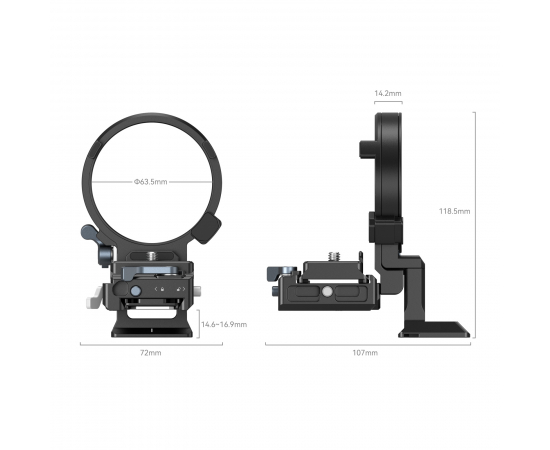 SMALLRIG 4244 Sapata Rotativa Horizontal para Vertical para Sony E e FX