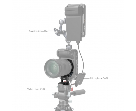 SMALLRIG 4244 Sapata Rotativa Horizontal para Vertical para Sony E e FX