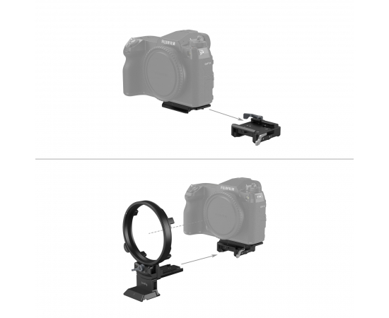 SMALLRIG 4305 Sapata Rotativa Horizontal para Vertical para Fujifilm GFX