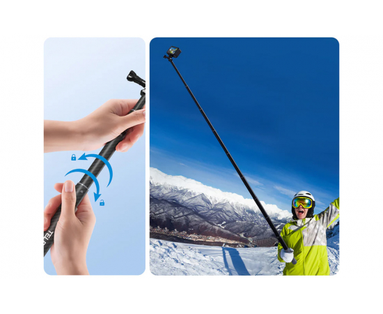 ​TELESIN Selfie Stick para Action Cam GP-MNP-300-3