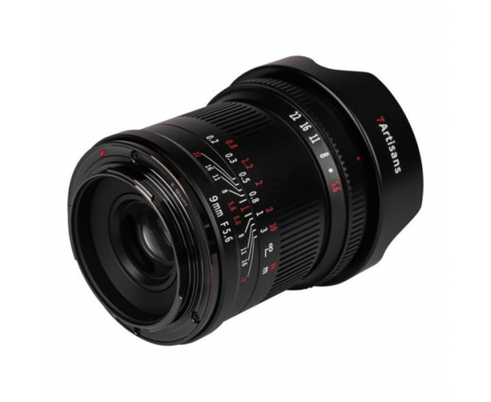 7ARTISANS 9mm f/5.6 ASPH para Sony E - Preto