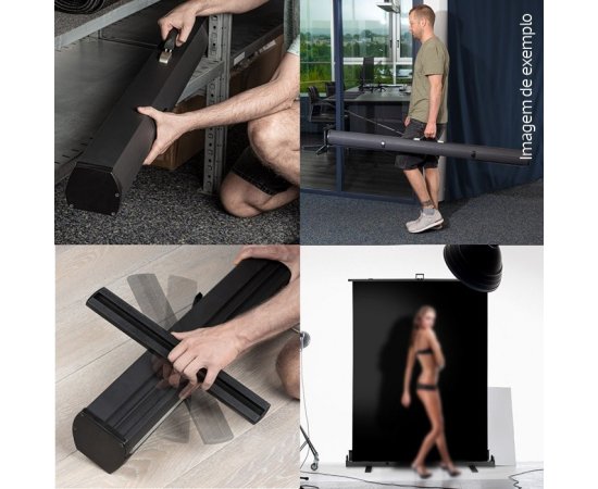 WALIMEX PRO FUNDO ROLL-UP 210X220CM - Preto