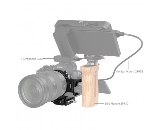 SMALLRIG 4244 Sapata Rotativa Horizontal para Vertical para Sony E e FX