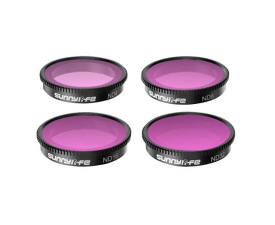 SUNNYLIFE Kit filtros ND4+ND8+ND16+ND32 para Insta360 GO 2/3 IST-FI9315