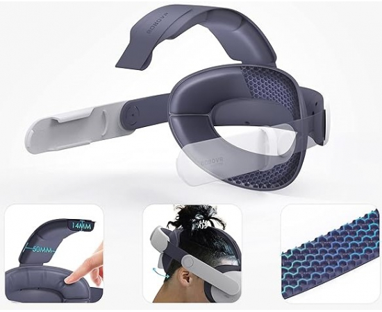 BOBOVR Head Strap M1 Plus + Bateria para Oculus Quest2