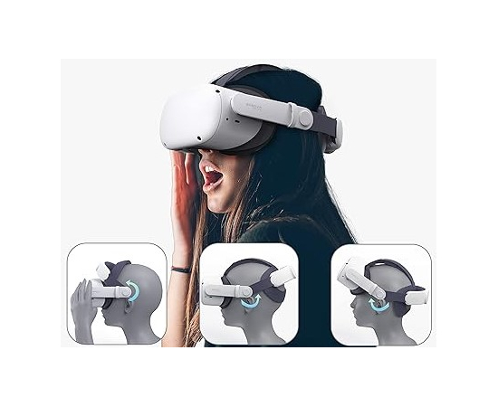 BOBOVR Head Strap M1 Plus + Bateria para Oculus Quest2