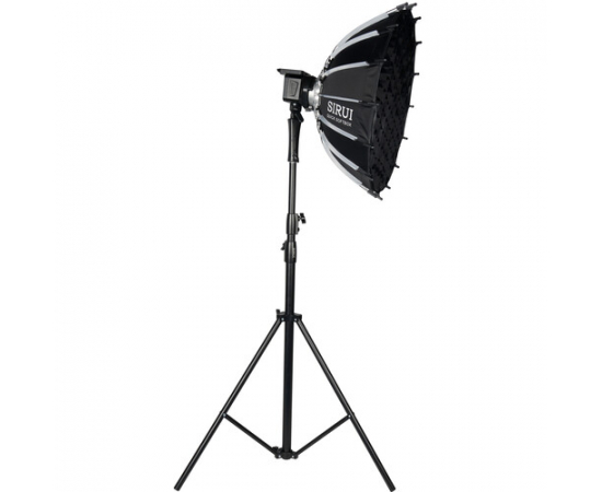 SIRUI Kit Duplo softbox RGX60 + Iluminador C60 60w + Tripé de estúdio DJ280 95-280cm