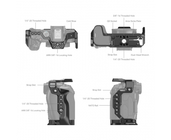 SMALLRIG Cage 4212 para Canon EOS R8