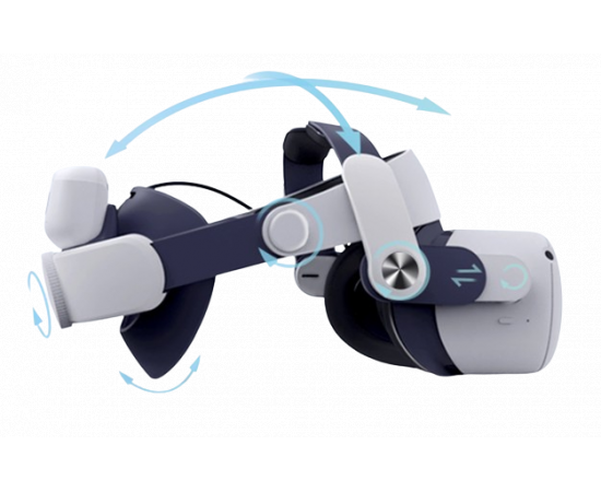 BOBOVR Head Strap M2 Pro + Bateria para Oculus Quest2