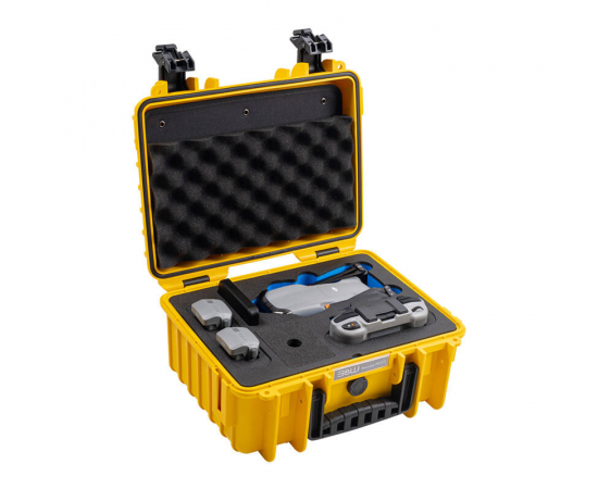 B&W Type 3000 Case para DJI Air 3 (Amarelo)
