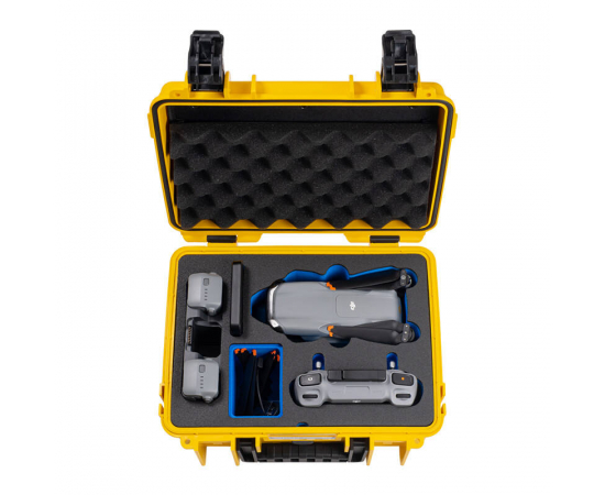 B&W Type 3000 Case para DJI Air 3 (Amarelo)