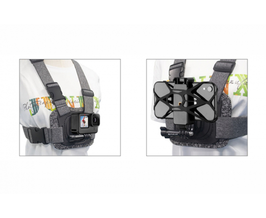 PULUZ Correia Peitoral Ajustável para Montagem no Corpo