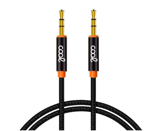 COOL Cabo Jack 3.5mm Preto - 1m