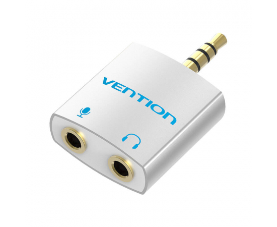 VENTION Adaptador de Áudio BDBW0 Jack 3.5mm Macho/2x Jack 3.5mm Fêmea - 25cm