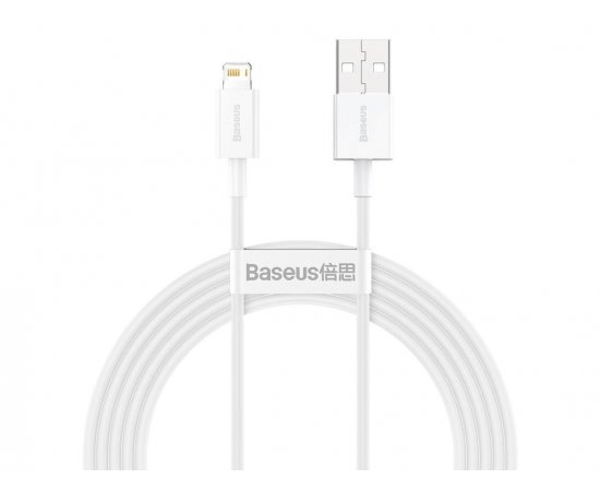 BASEUS Cabo USB A - Lightning Branco - 2m