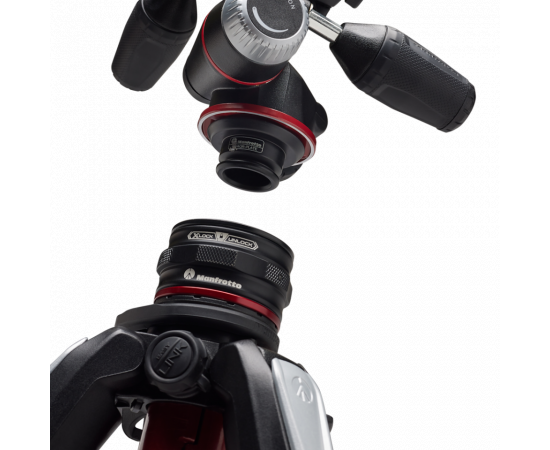 MANFROTTO Tripé de Fibra de Carbono MT055CXPRO3 + Cabeça X-PRO 3D MHXPRO-3W + Quick Release System MOVE