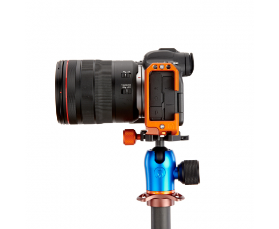 3 LEGGED THING L-Bracket Roxie para Canon R5, R5C e R6 - Laranja