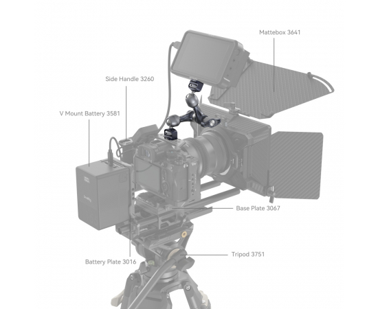 SMALLRIG 4194 Braço Mágico ROSETA - 7"