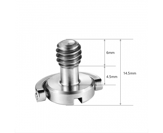 ​SMALLRIG 838 Parafuso de Rosca 1/4" com D-Ring