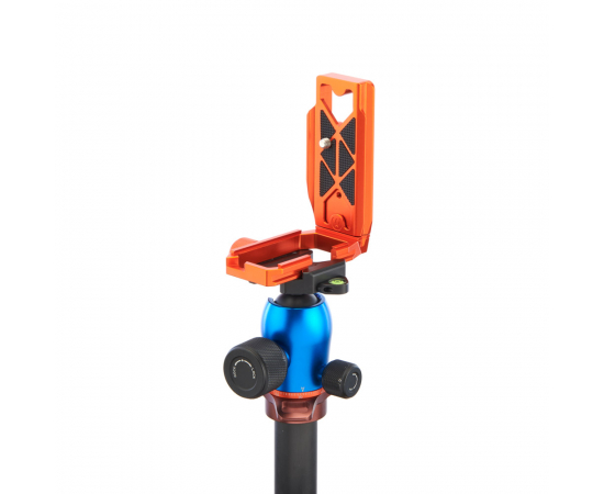 3 LEGGED THING L-Bracket Alfie-C 105mm para Sony A7IV - Laranja