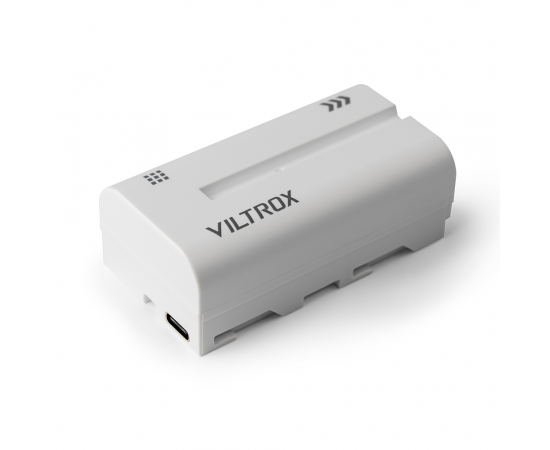 VILTROX Bateria NP-F550 2200mAh com porta USB-C
