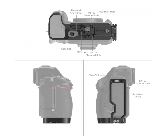 SMALLRIG 3942 L-Bracket para Nikon Z8