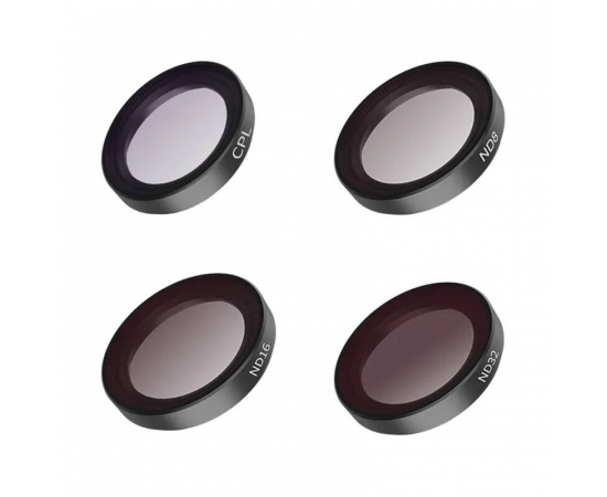 TELESIN Kit filtros CPL/ND8/ND16/ND32 para Insta360 GO3