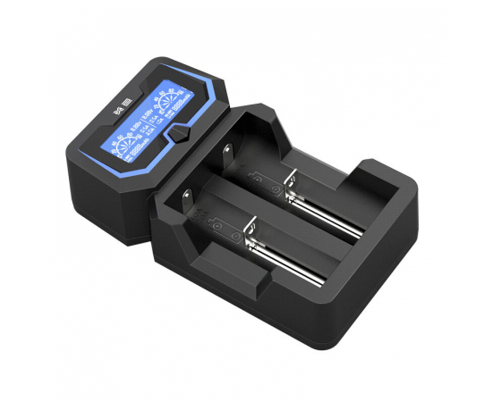 XTAR Carregador para Baterias Cilíndricas Iões de Lítio 18650 X2